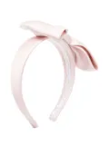 Colorichiari bow-detail headband - Pink