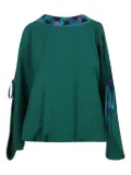PUCCI open-back blouse - Green