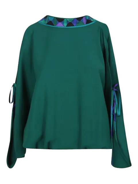 PUCCI blusa con espalda abierta