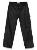 Stone Island Panama-weaved cargo pants - Black