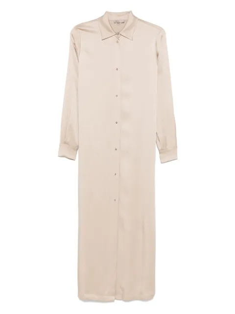 Herno satin shirt dress