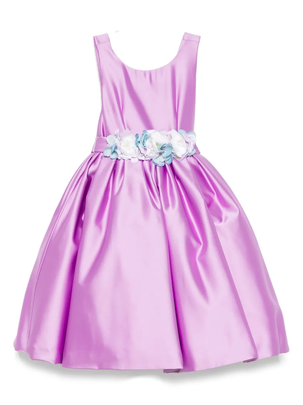 Colorichiari Kids' Floral-appliqué Dress