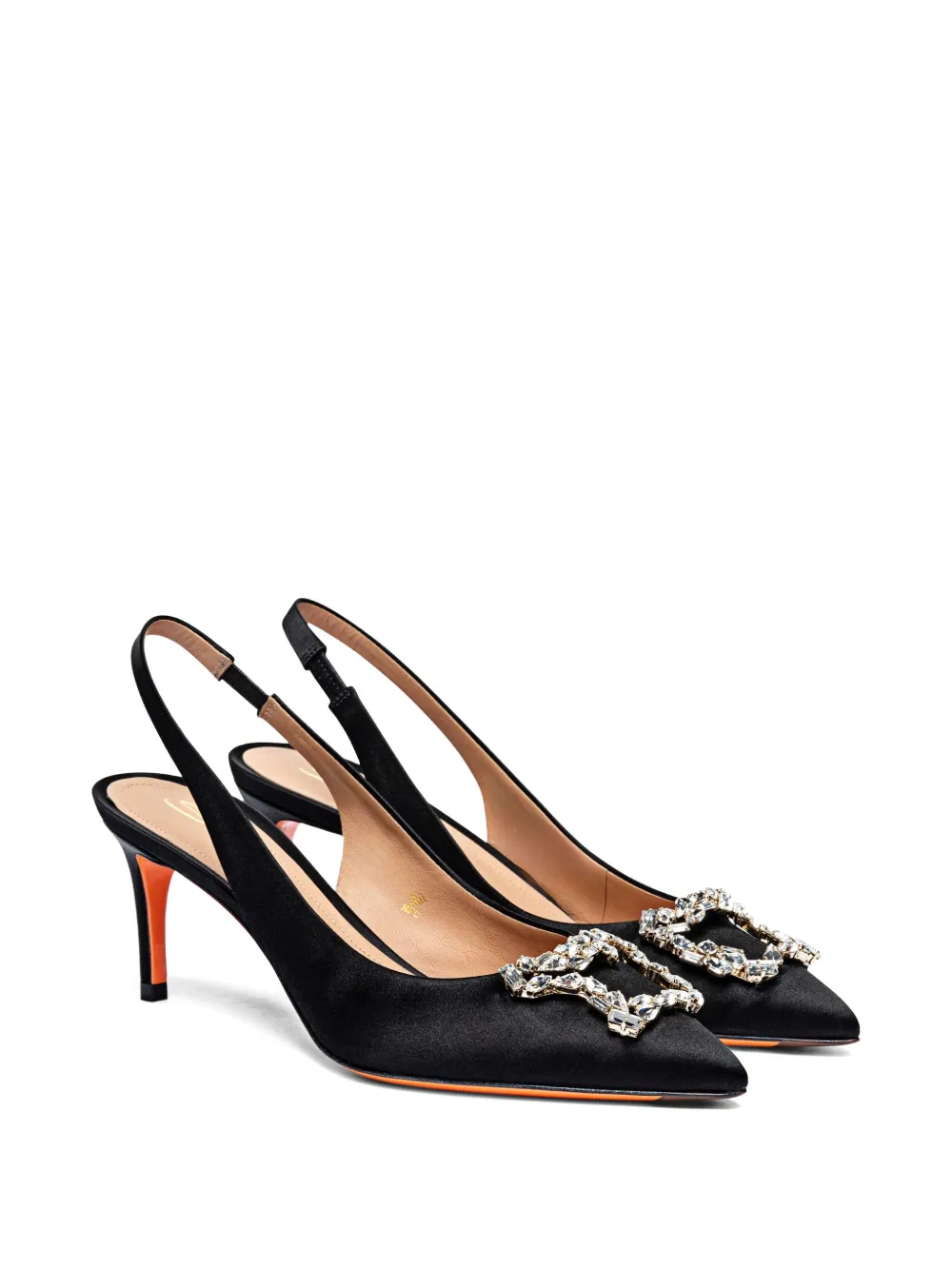 Santoni 65 mm Sibille pumps - Zwart