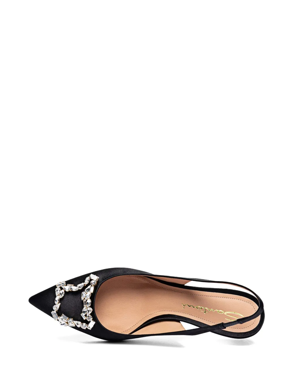 Santoni 65mm Sibille pumps Black