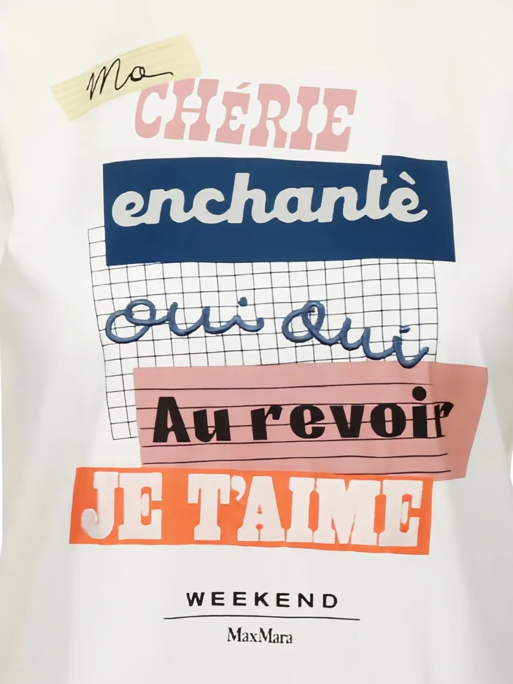 Weekend Max Mara graphic-print T-shirt Wit