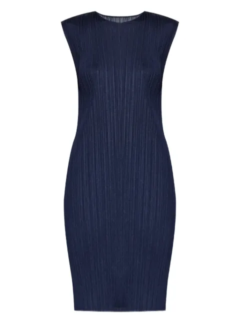 Pleats Please Issey Miyake plissé-effect midi dress