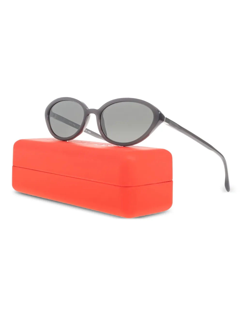 Mykita Zonnebril met ovalen montuur Grijs