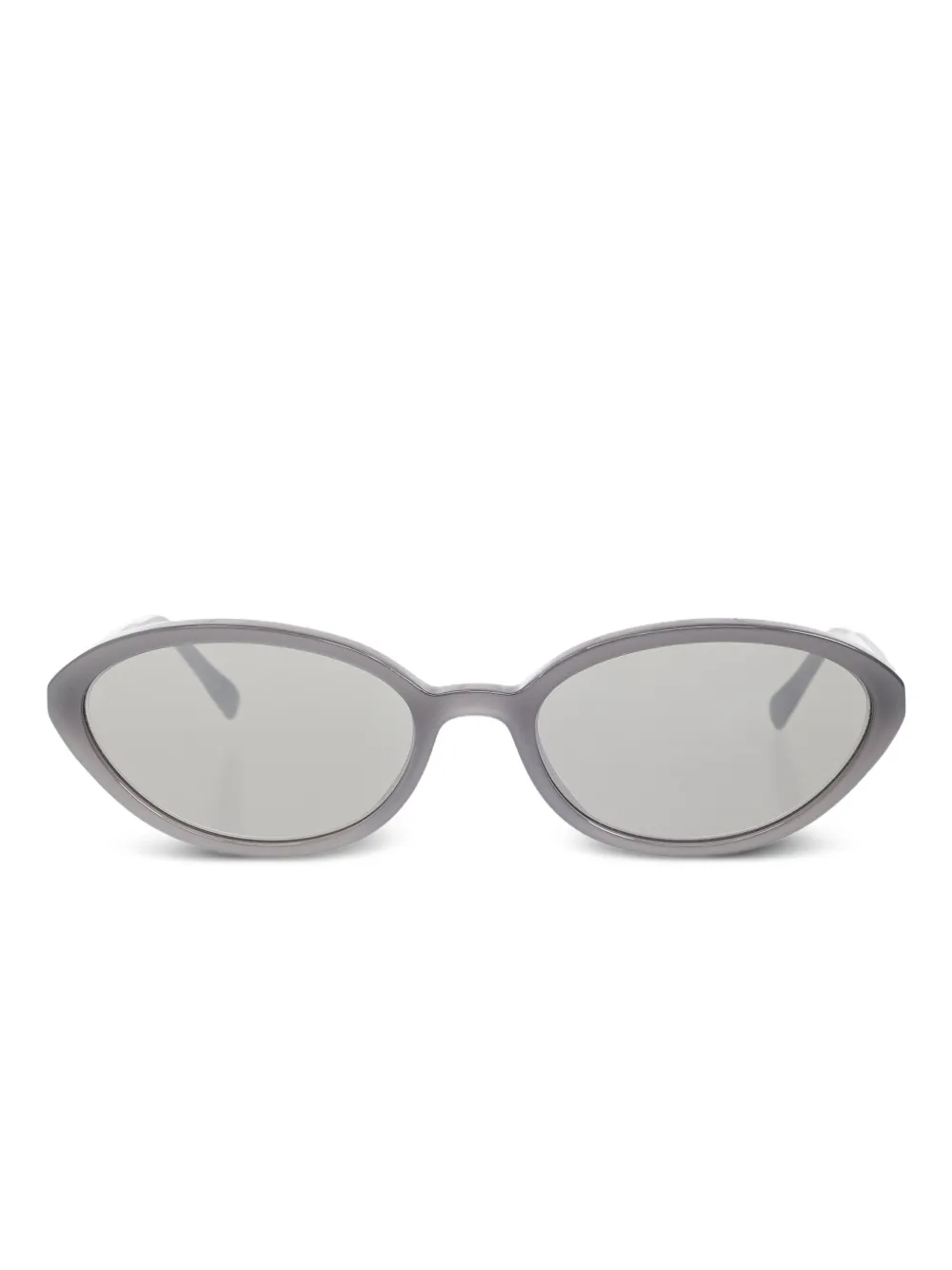 Mykita Zonnebril met ovalen montuur Grijs