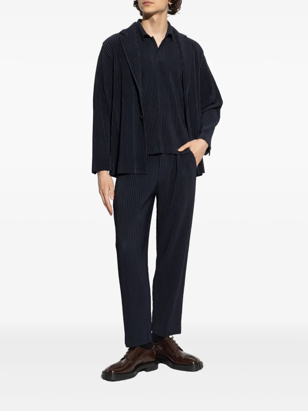 Homme Plissé Issey Miyake Blazer com abotoamento simples | Blazer | Image 2
