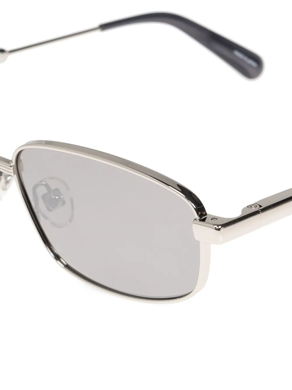 Jacquemus Ovalo zonnebril Zilver