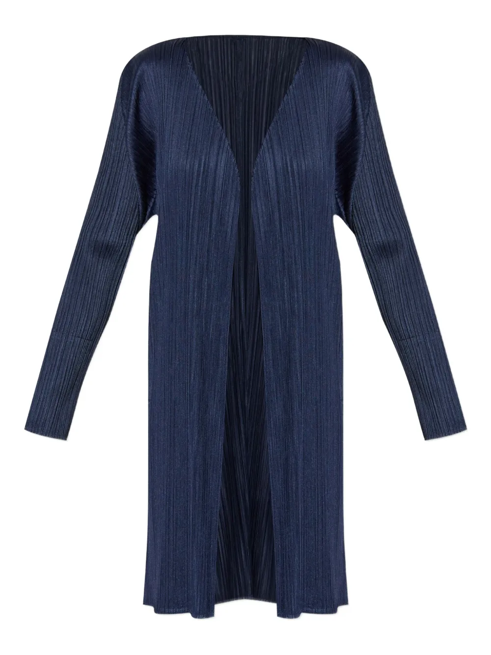 Pleats Please Issey Miyake Cardigan com pregas | Azul | Image 1