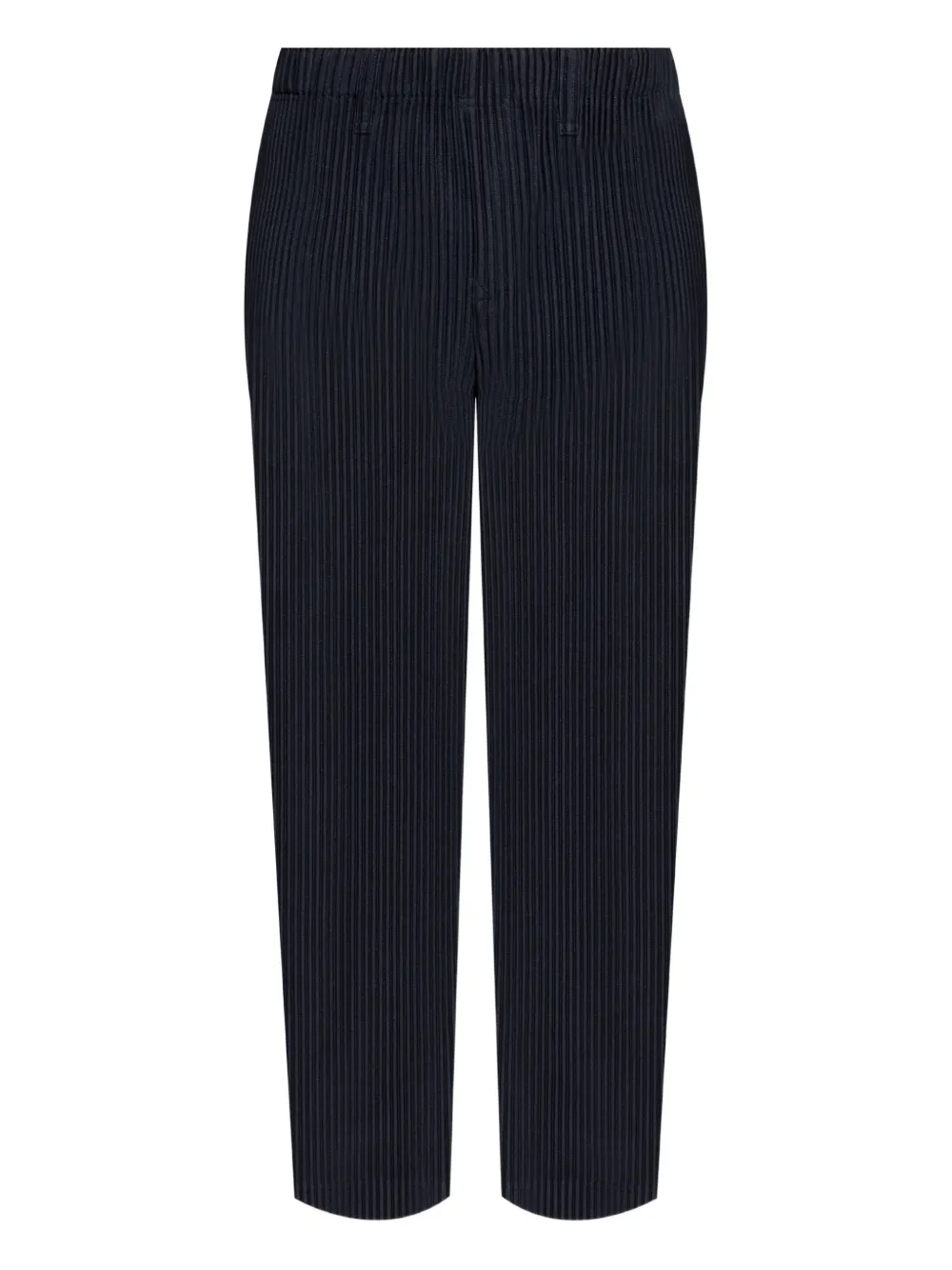Homme Plissé Issey Miyake pleated straight-leg trousers Blauw