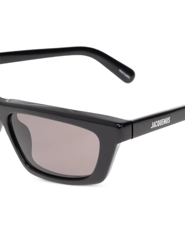 【送料&関税込】Jacquemus Rectangle Frame Sunglasses Sunglas Jacquemus rectangle-frame Sunglasses | Black | FARFETCH