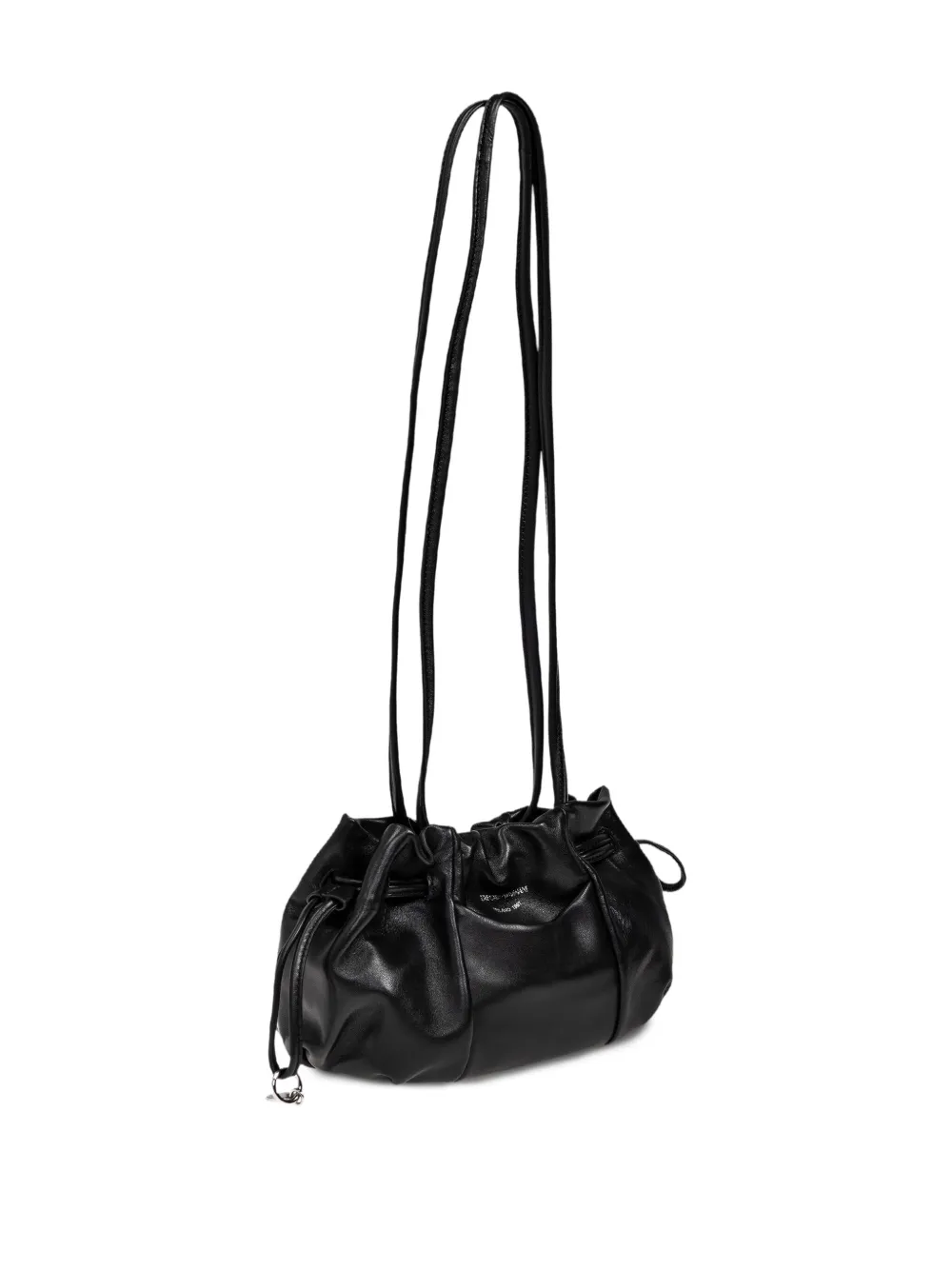Shop Emporio Armani Drawstring Mini Bag