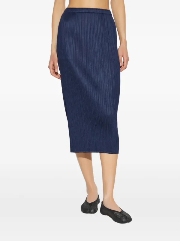 スカート ISSEY MIYAKE pleated skirt Issey Miyake Pleated Mini Skirt
