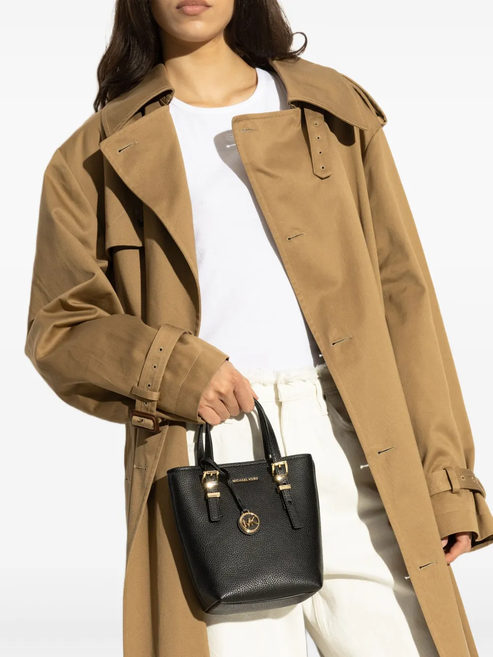 Michael Michael Kors Quinn mini-shopper - Zwart