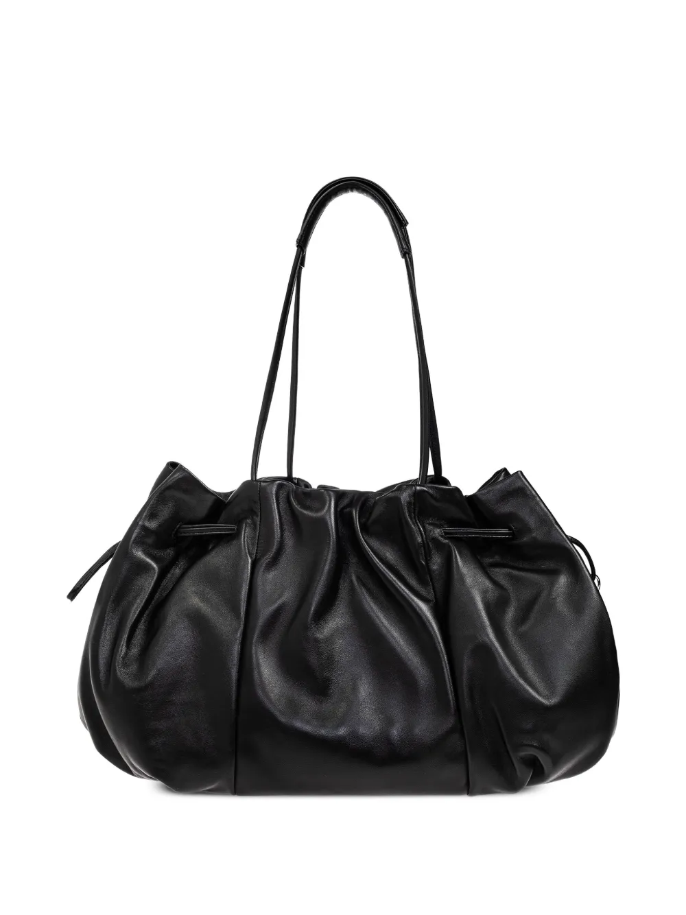 Emporio Armani Gesmockte shopper Zwart