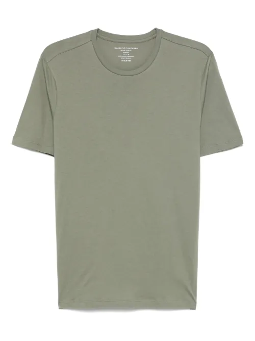 T-shirt à col rond - Majestic Filatures - Modalova