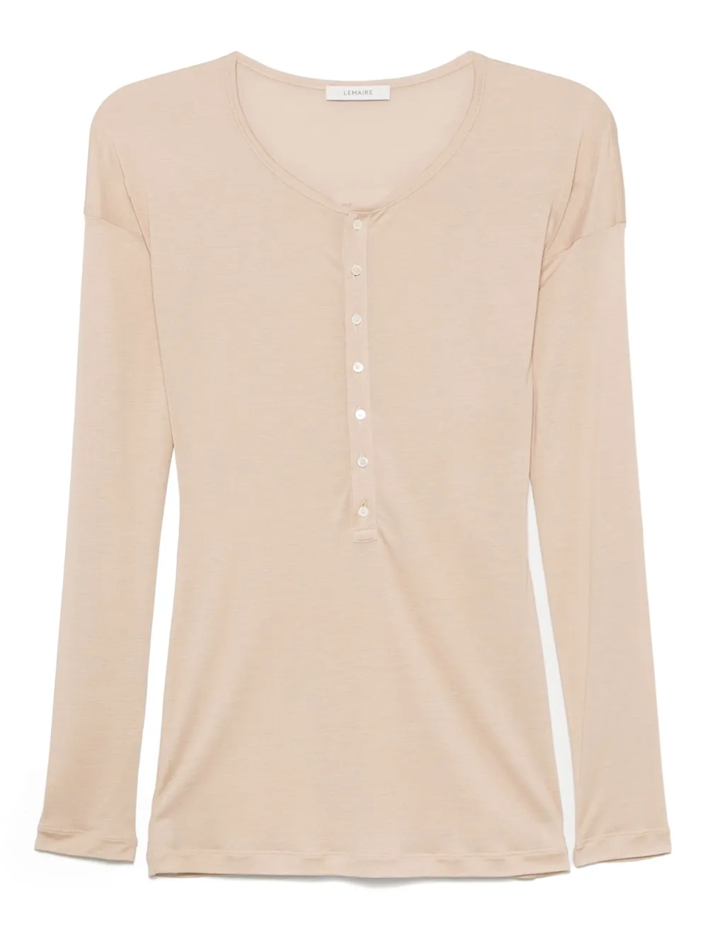 LEMAIRE playera de seda | neutro | Image 1