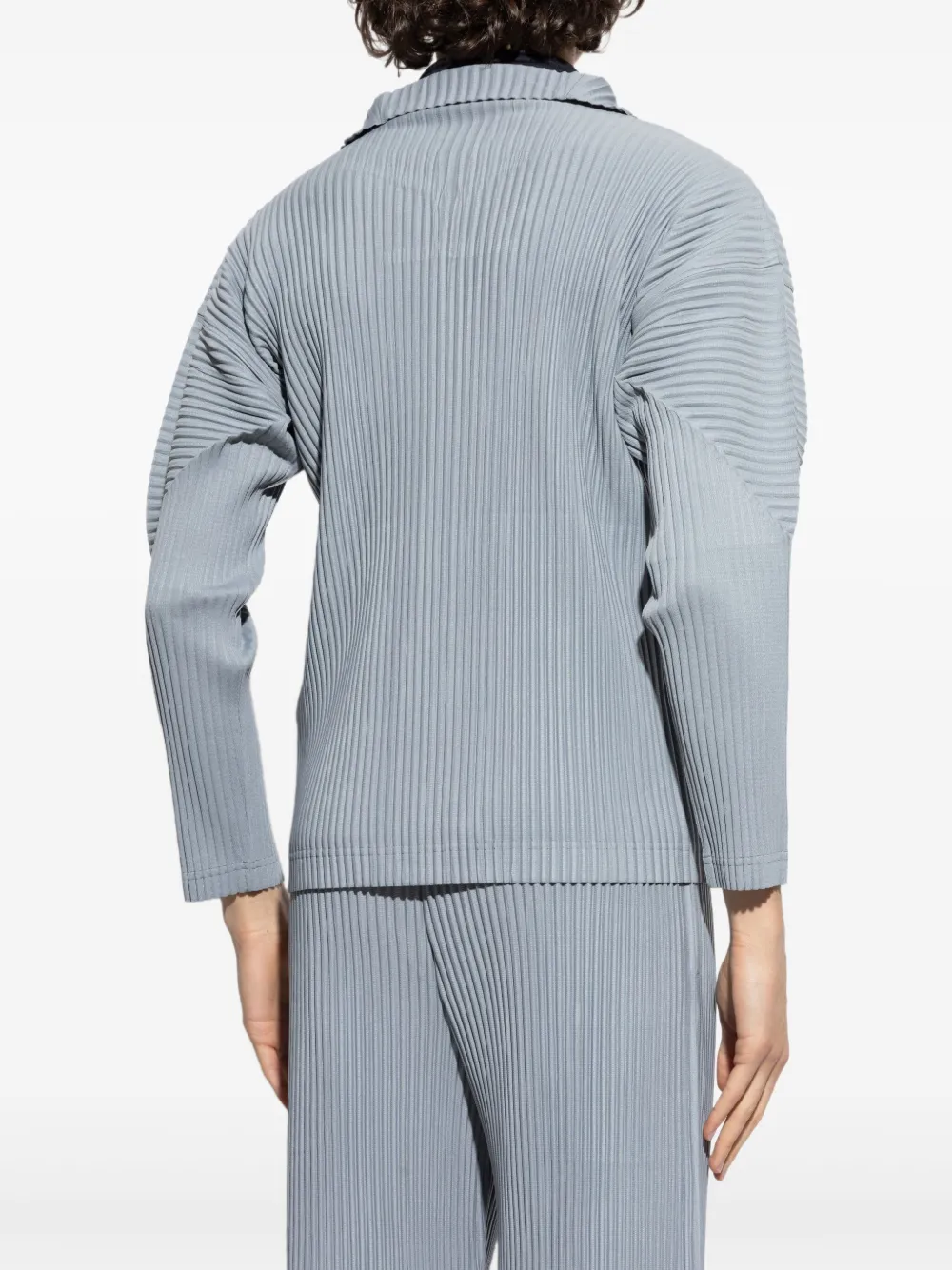 Homme Plissé Issey Miyake Geplooid jack Grijs