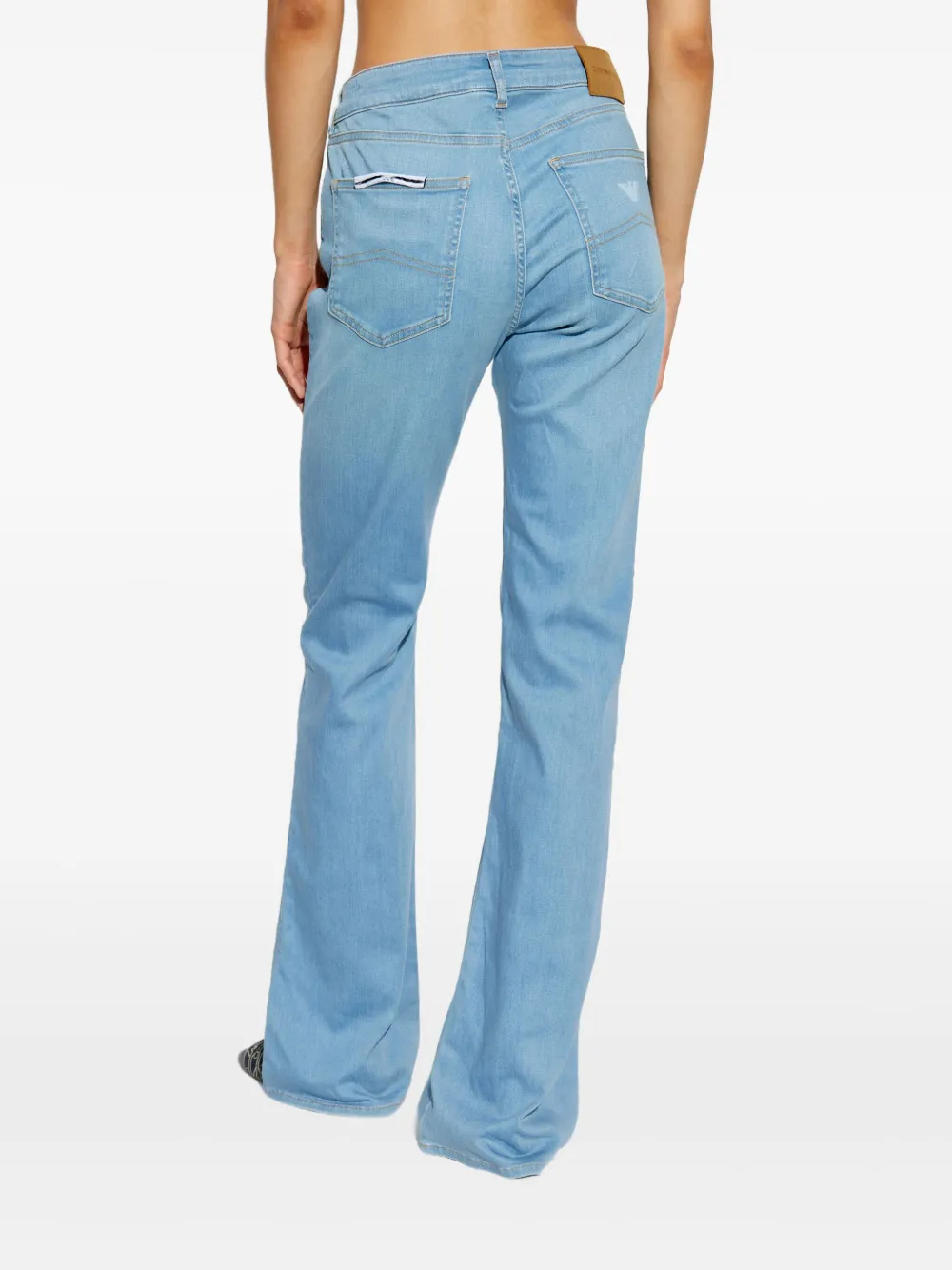 Emporio Armani Flared jeans Blauw