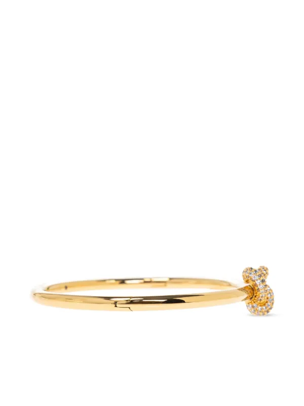 Kate Spade knot-detailing Bracelet Gold FARFETCH ID