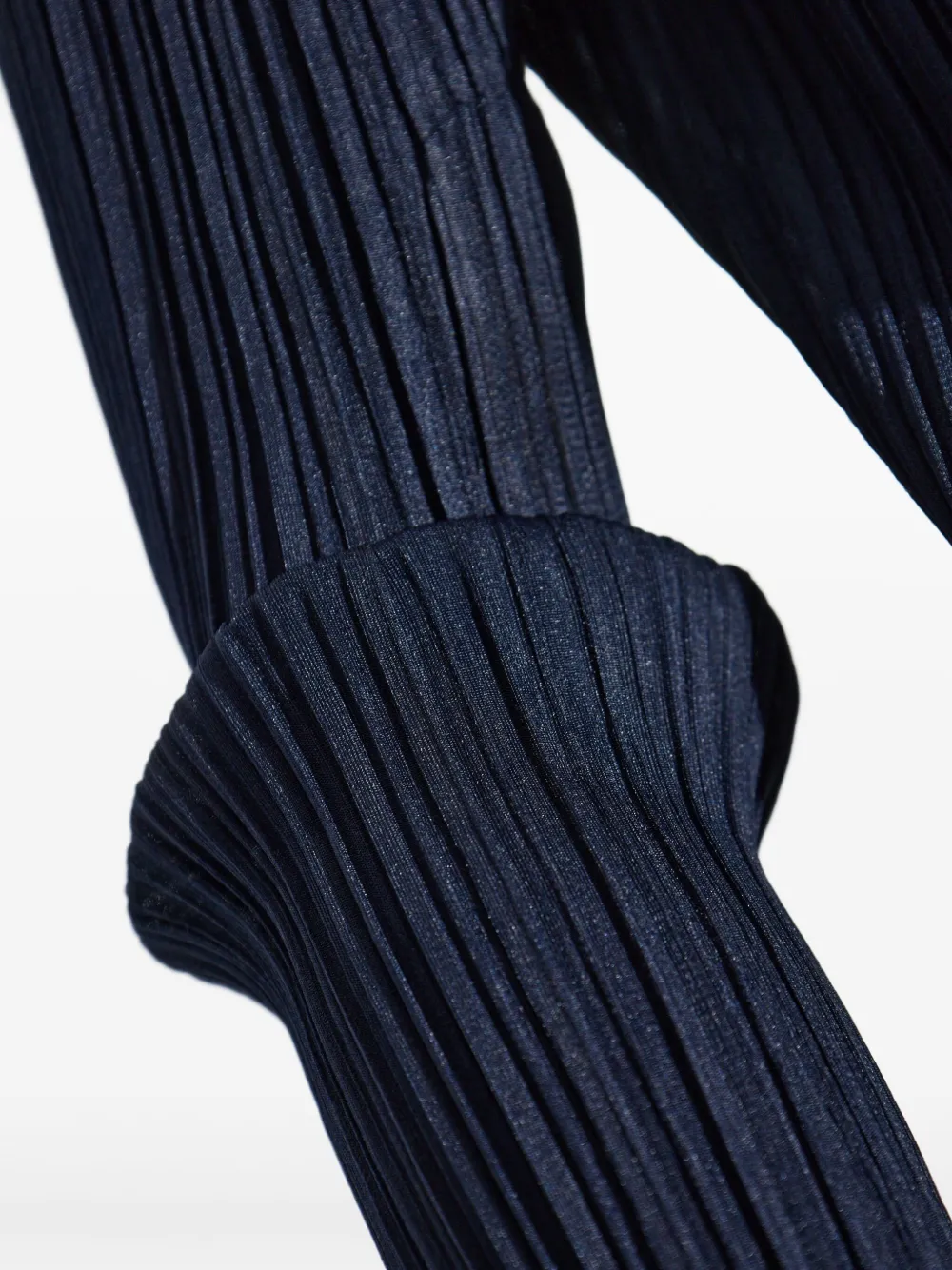 Pleats Please Issey Miyake Geplooide top Blauw