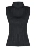 Pleats Please Issey Miyake pleated top - Black