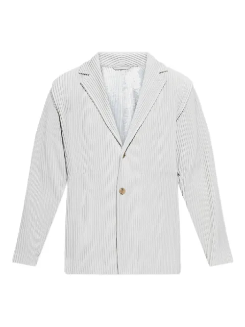 Homme Plissé Issey Miyake pleated single-breasted blazer