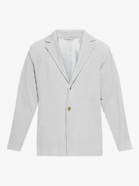 Homme Plissé Issey Miyake pleated single-breasted blazer