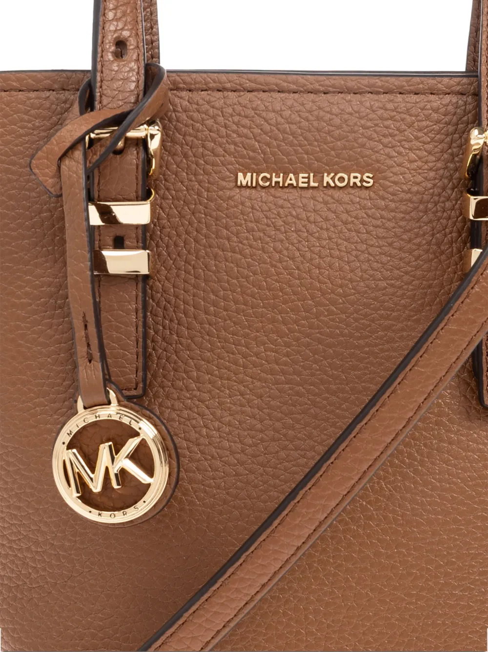 MICHAEL MICHAEL KORS TEXTURED LEATHER MINI TOTE BAG