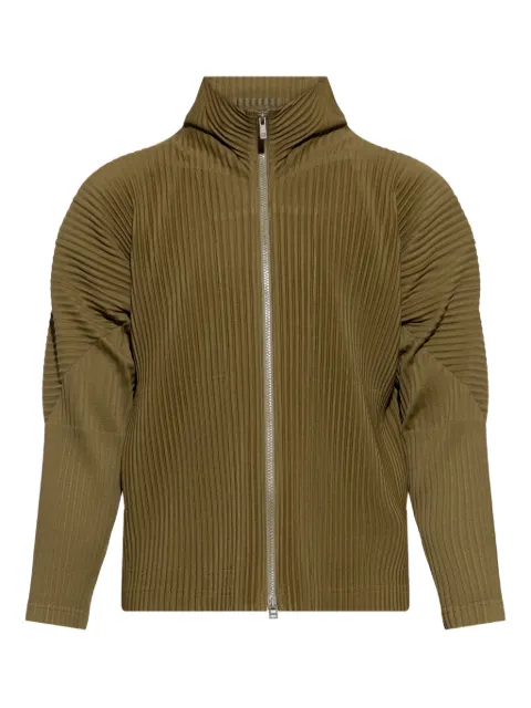 Homme Plissé Issey Miyake pleated zip-up jacket