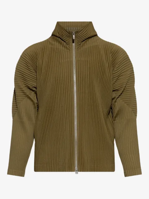 Homme Plissé Issey Miyake pleated zip-up jacket