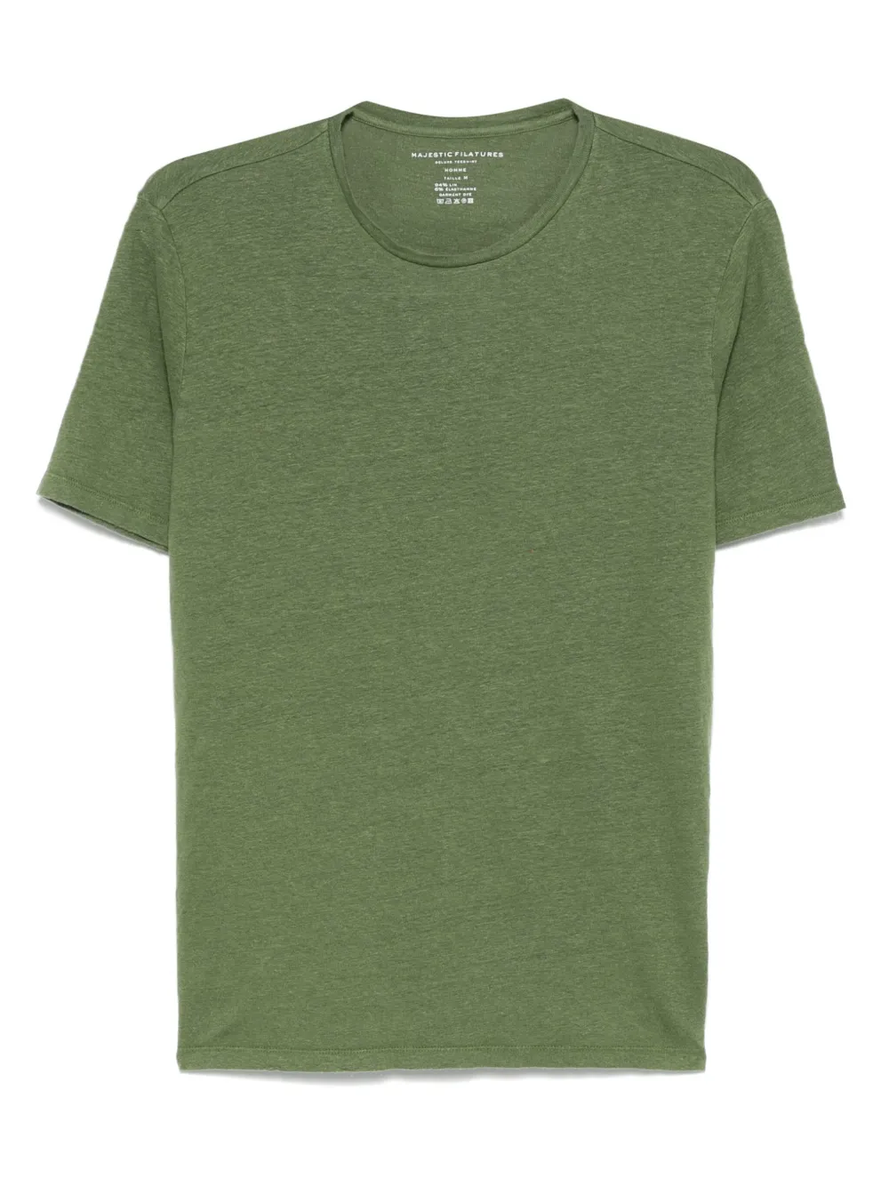 Majestic Filatures T-shirt met ronde hals Groen