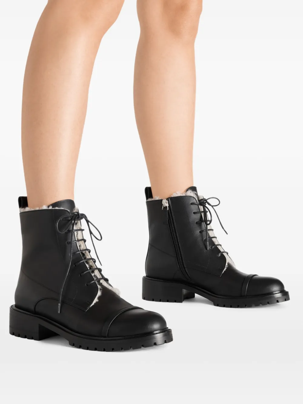 Malone Souliers Miller combat boots Black
