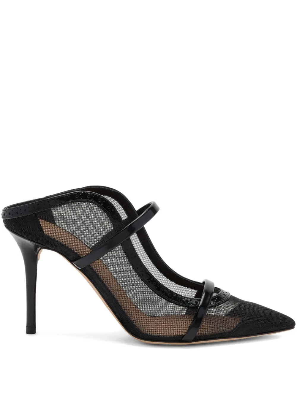 Malone Souliers Maureen 85mm muiltjes Zwart