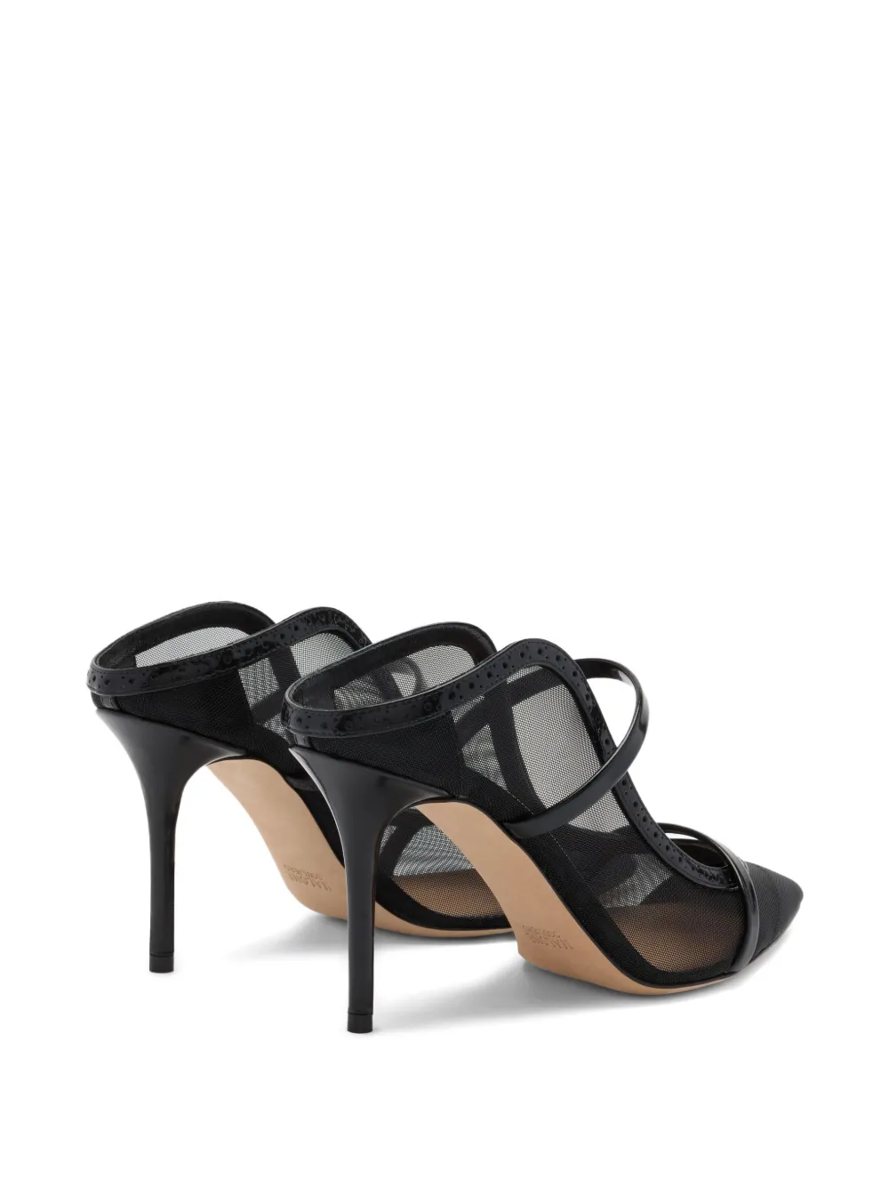 Malone Souliers Maureen 85mm muiltjes Zwart