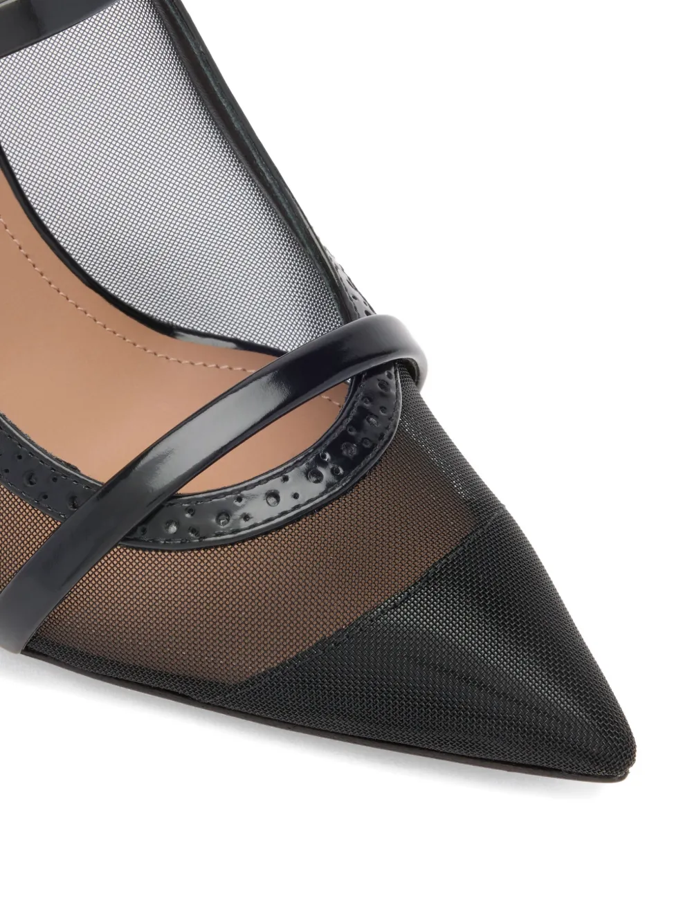 Malone Souliers Maureen 85mm muiltjes Zwart