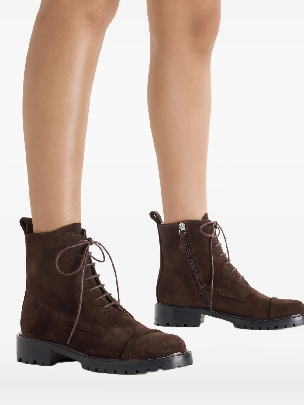Malone Souliers Miller combat boots Brown