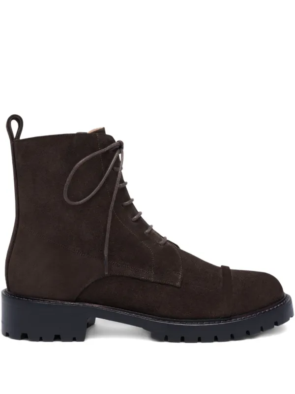 Malone Souliers Miller コンバットブーツ | ブラウン | FARFETCH JP