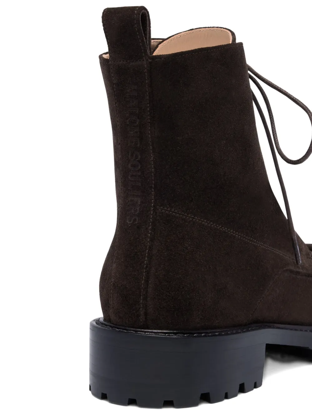 Malone Souliers Miller combat boots Brown