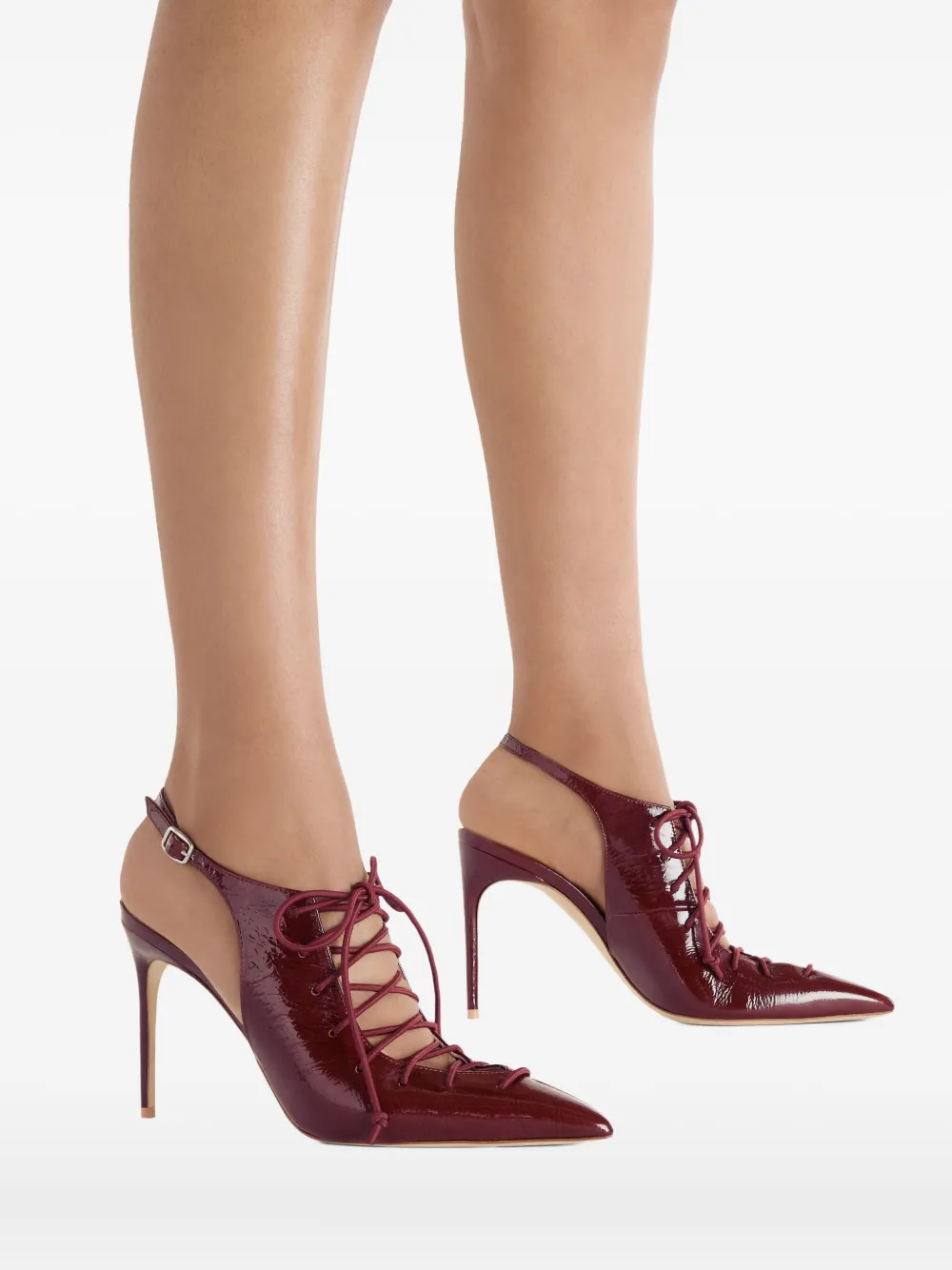 Malone Souliers 90mm Alia pumps Red
