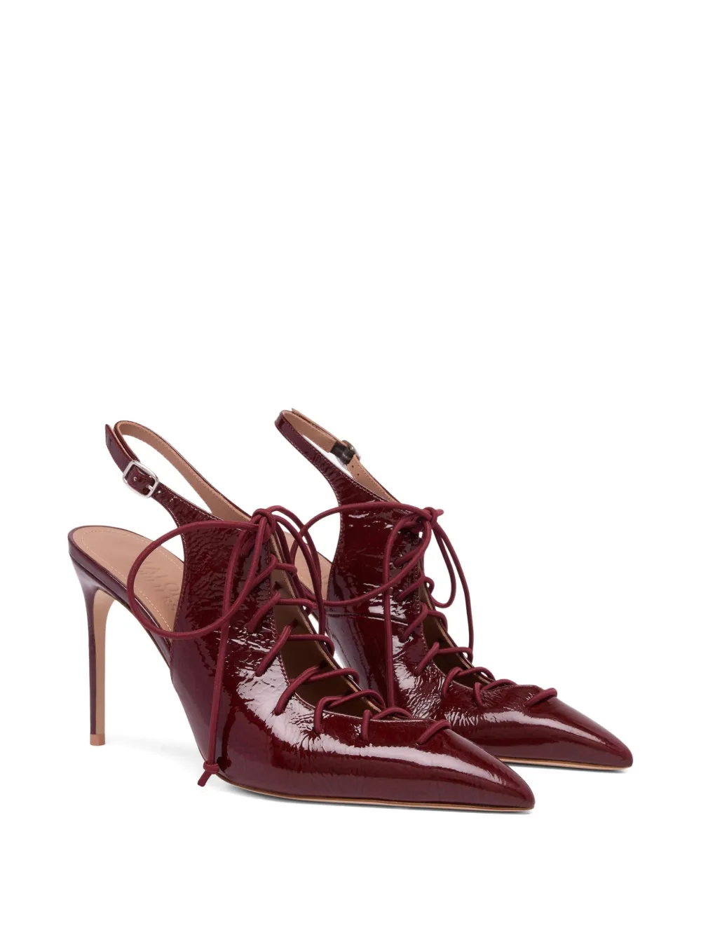 Malone Souliers 90mm Alia pumps Red