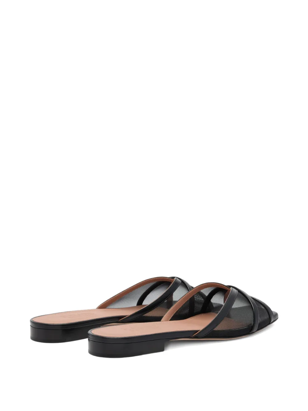 Malone Souliers Perla platte sandalen Zwart
