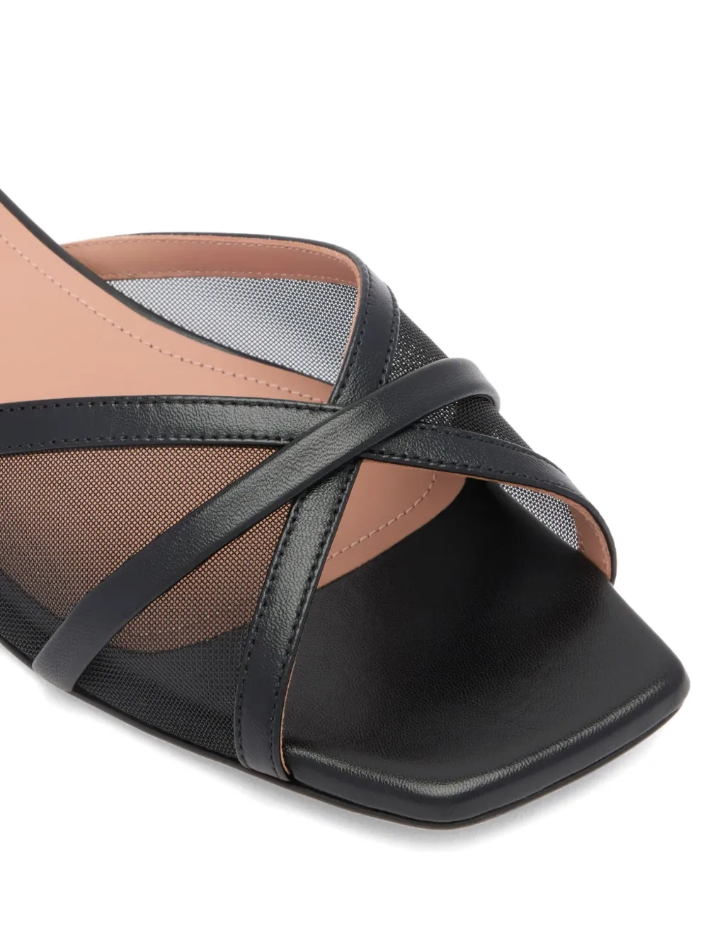 Malone Souliers Perla platte sandalen Zwart