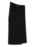 ENTIRE STUDIOS wrapa midi skirt - Black