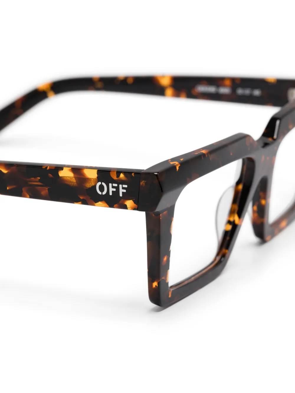 Off-White Eyewear Style 82 bril Bruin