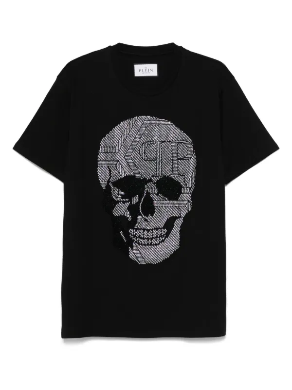 Philip plein 半袖Tシャツ ビジュースカル Philipp Plein ビジュースカル Tシャツ | ブラック | FARFETCH JP