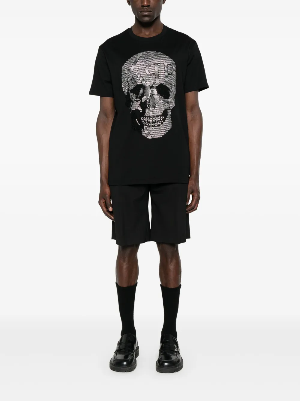 Philipp Plein playera con calavera de cristales | Playeras | Image 2