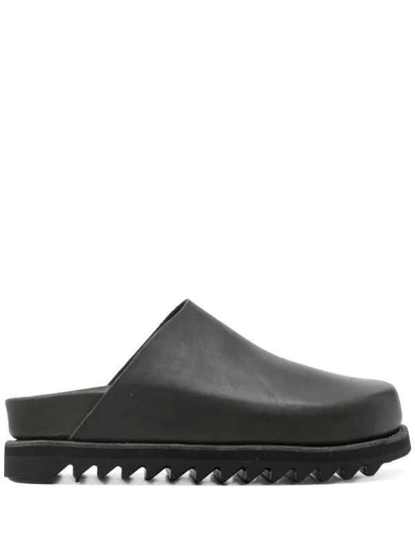 Guidi レザーサンダル | グリーン | FARFETCH JP